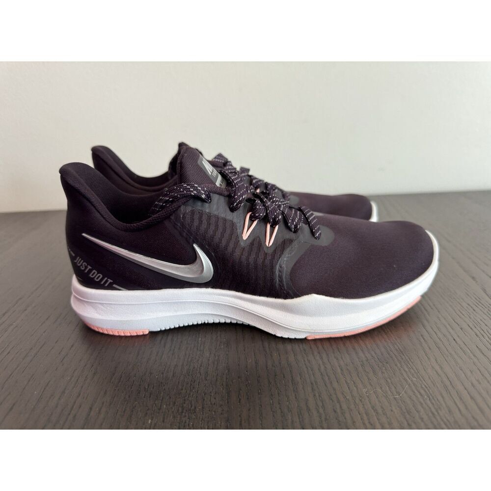 Nike In-Season TR 8 Women's Size: 5.5 Shoes Burgundy/Silver‎ AA7773 601 Sneakers